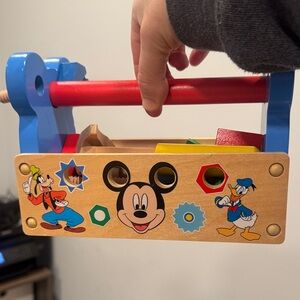 Melissa and Doug Mickey Mouse tool box and tools and tool belt